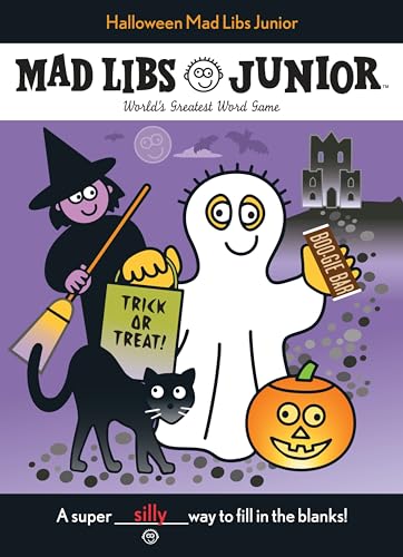 Book Cover Halloween Mad Libs Junior
