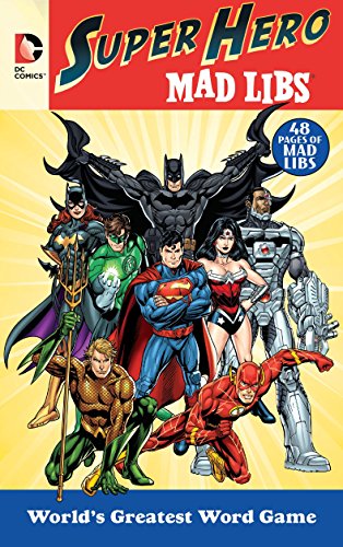 Book Cover DC Comics Super Hero Mad Libs