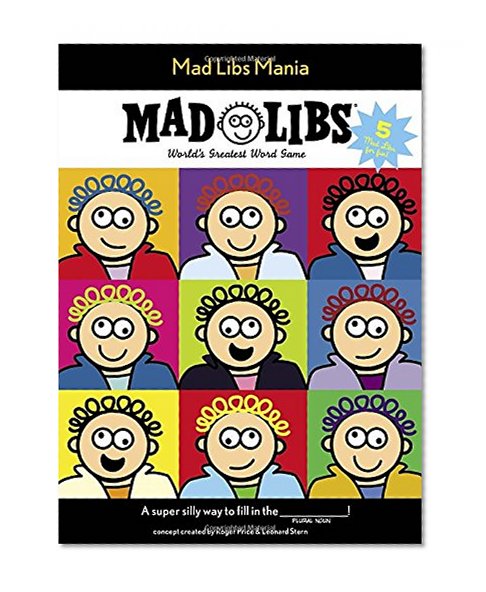 Book Cover Mad Libs Mania