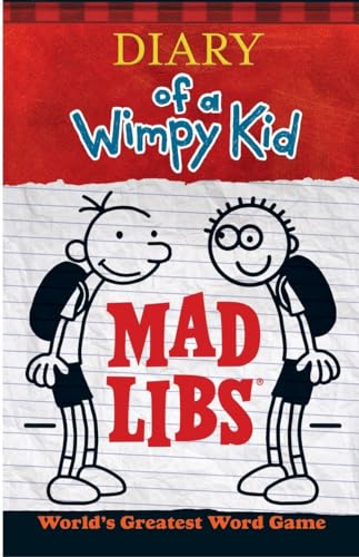 Book Cover Diary of a Wimpy Kid Mad Libs