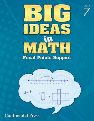 Math Workbook: Big Ideas in Math, Grade 7 Student Workbook