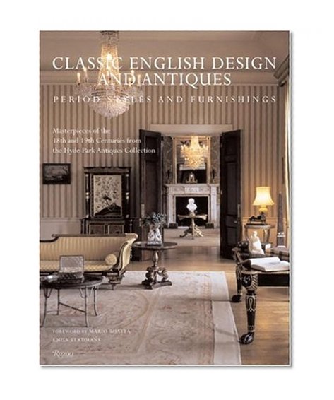 Book Cover Classic English Design and Antiques: Period Styles and Furniture