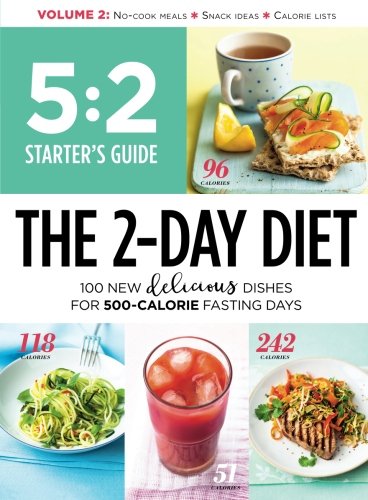 Book Cover 5:2 Starter's Guide The 2-Day Diet: 100 New Delicious Dishes for 500-Calorie Fasting Days (Volume 2)