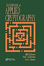 Book Cover Handbook of Applied Cryptography (Discrete Mathematics and Its Applications)