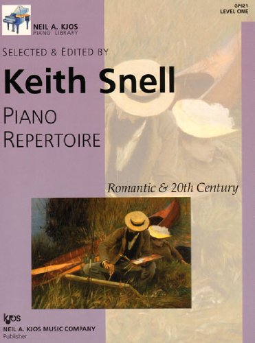 Book Cover GP621 - Piano Repertoire: Romantic & 20th Century, Level 1