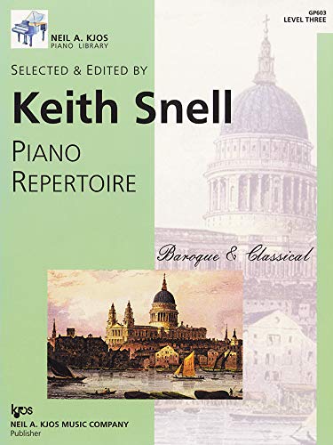 Piano Repertoire: Baroque & Classical 3 (Neil a Kjos Piano Library)