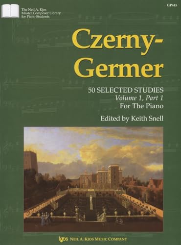 GP445 - Czerny-Germer 50 Selected Studies Volume 1 Part 1 For The Piano