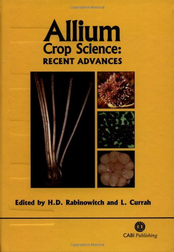 Book Cover Allium Crop Science: Recent Advances