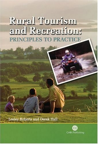 Book Cover Rural Tourism and Recreation: Principles to Practice