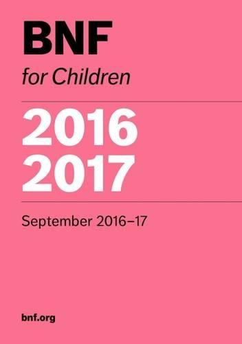 Book Cover BNF for Children (BNFC) 2016-2017