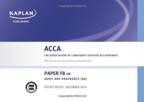 F8 Audit and Assurance AA (UK) - Pocket Notes