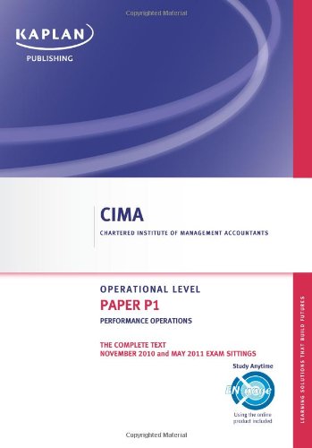 Performance Operations - Complete Text: Paper P1