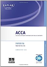 Book Cover Acca Complete Study Text: F6 TX (Fa11).
