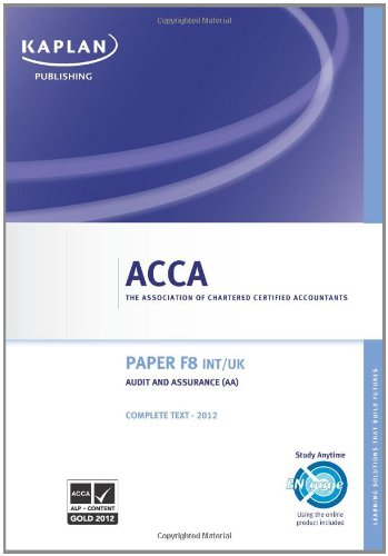 Acca Complete Study Text: F8 AA (Audit & Assurance)(Int