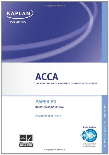 Acca Complete Study Text P3, Business Analysis (Ba J12