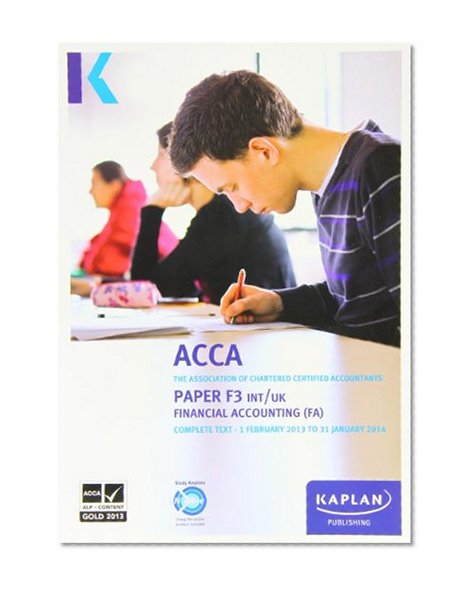 F3 Financial Accounting FA (INT/UK) - Complete Text