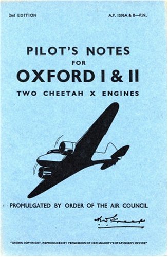 Airspeed Oxford I & II -Pilot's Notes