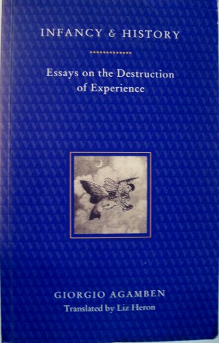 Book Cover Infancy and History: The Destruction of Experience