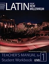 Book Cover Latin for the New Millennium: Level 1 - Teacher's Manual for Student Workbook (Latin Edition)