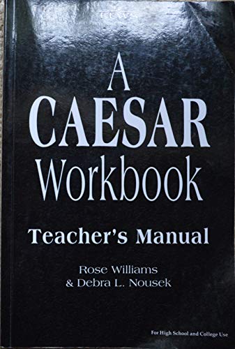 Book Cover Caesar Workbook Teacher's Manual