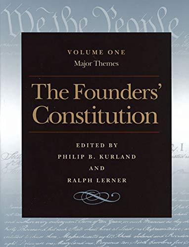 Book Cover The Founders' Constitution : Major Themes, Volume 1