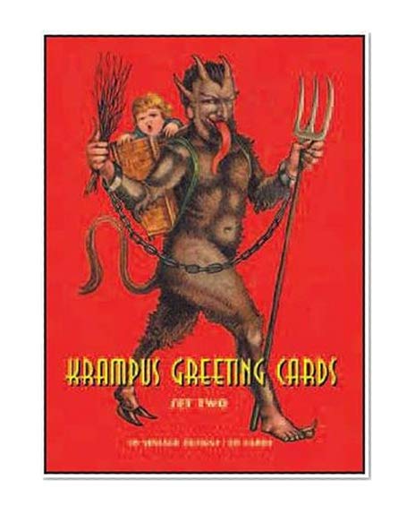 Book Cover Krampus Greeting Cards Set Two