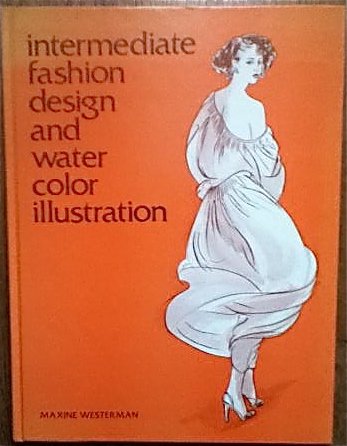 Intermediate fashion design and water color illustration