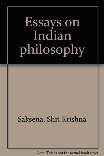 Essays on Indian philosophy
