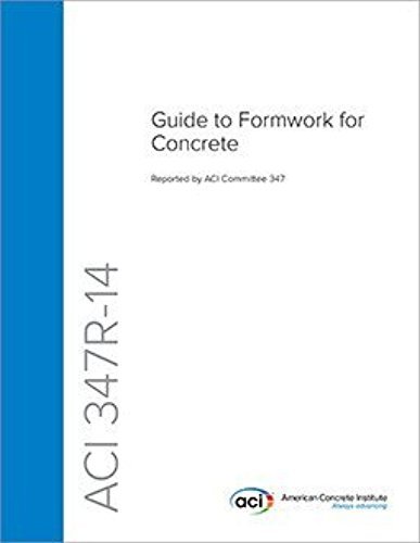 Book Cover ACI 347R-14, Guide to Formwork for Concrete