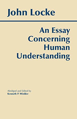 Book Cover An Essay Concerning Human Understanding (Hackett Classics)