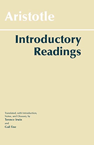 Book Cover Aristotle: Introductory Readings (Hackett Classics)