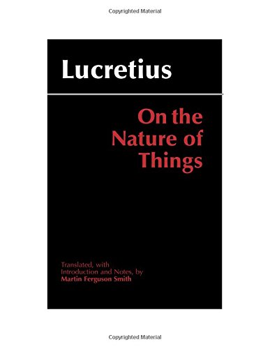 Book Cover On the Nature of Things