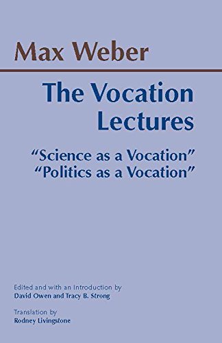Book Cover The Vocation Lectures (Hackett Classics)