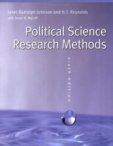 Book Cover Political Science Research Methods