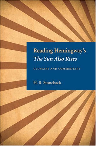 Book Cover Reading Hemingway's The Sun Also Rises