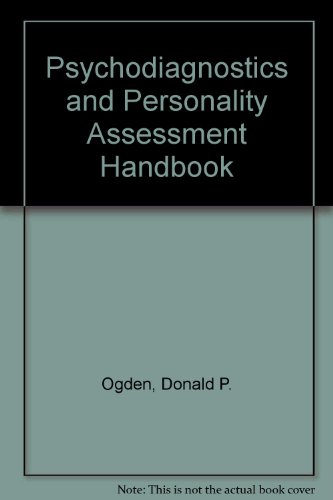 (w374) Psychodiagnostics and Personality Assessment Handbook