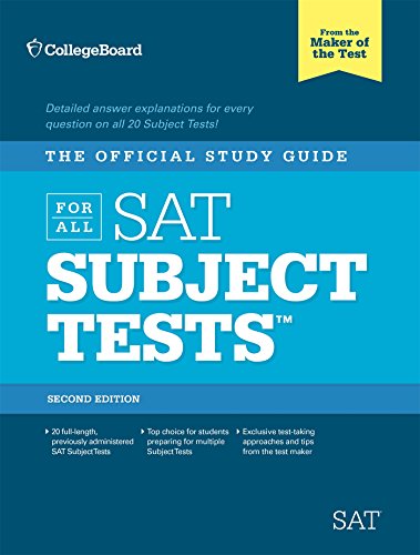 Book Cover The Official Study Guide for ALL SAT Subject Tests, 2nd Edition