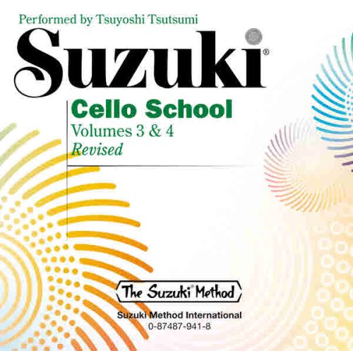 Book Cover Suzuki Cello School, Volume 3 & 4 (CD)
