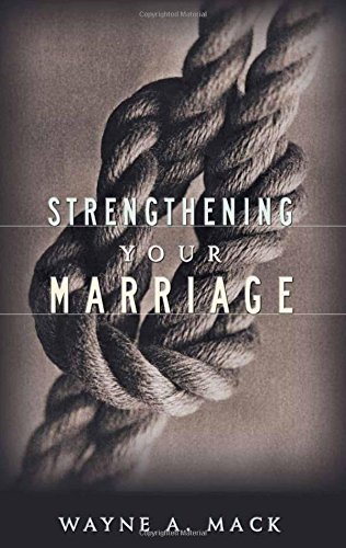 Book Cover Strengthening Your Marriage