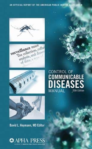 Book Cover Control of Communicable Diseases Manual (Control of Communicable Diseases Manual (Paper Ed))