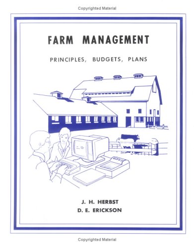 Farm Management: Principles, Budgets, Plans