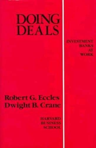 Book Cover Doing Deals: Investment Banks at Work