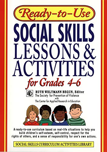 Book Cover Ready-to-Use Social Skills Lessons & Activities for Grades 4 - 6