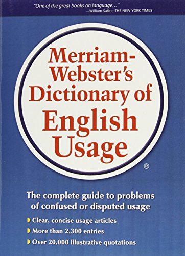 Book Cover Merriam-Webster's Dictionary of English Usage
