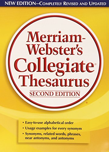 Book Cover Merriam-Webster's Collegiate Thesaurus, Second Edition