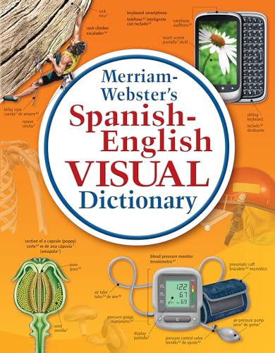 Book Cover Merriam-Webster's Spanish-English Visual Dictionary, Newest edition, flexi paperback (English and Spanish Edition)