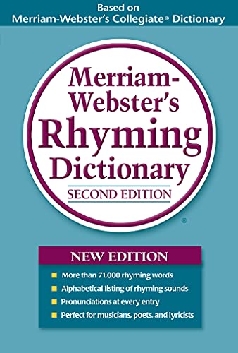 Book Cover Merriam-Webster's Rhyming Dictionary, Second Edition, Trade Paperback