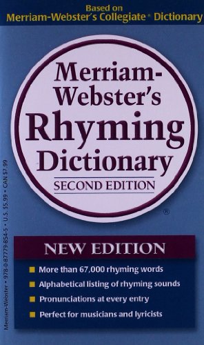 Merriam-Webster's Rhyming Dictionary, Second Edition, Mass-Market Paperback