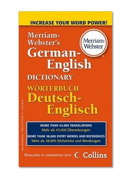 Book Cover Merriam-Webster's German-English Dictionary (German Edition)