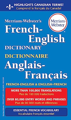 Book Cover Merriam-Webster's French-English Dictionary, Newest Edition, Mass-Market Paperback (English and French Edition)